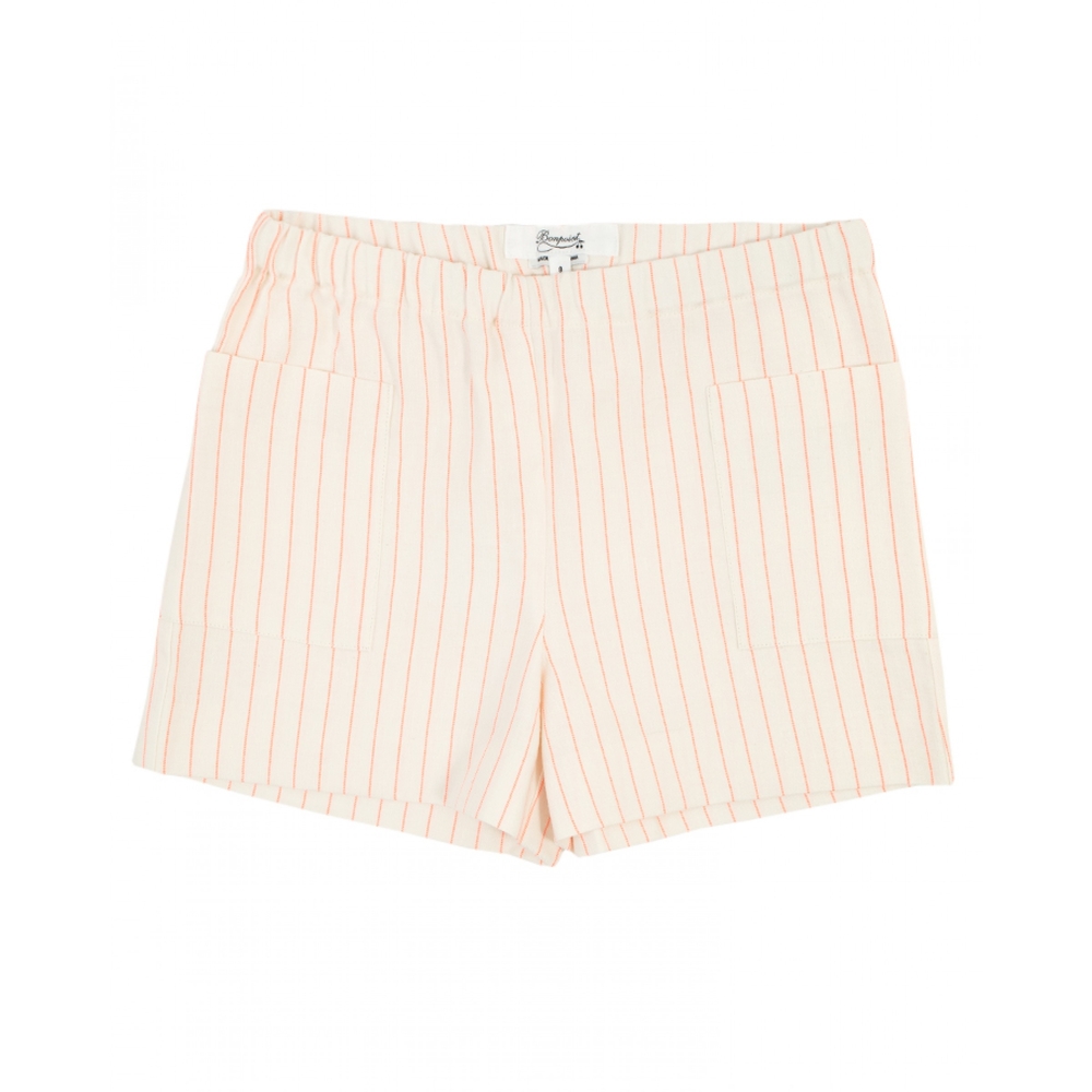 Bonpoint Linen Striped Shorts